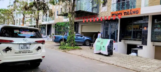 Vị trí trung tâm Piano Thắng nhìn từ đường